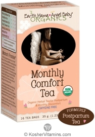 Earth Mama Angel Baby Kosher Monthly Comfort Tea       16 Bags