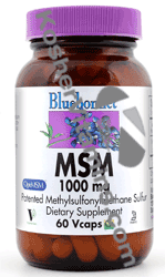 Bluebonnet Kosher MSM 1000 mg 120 Vcaps