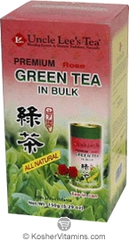 Uncle Lees Tea Kosher All Natural Premium Green Tea Rose in Bulk 5.29 OZ
