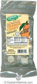 Landau Kosher Natural Sugar Free Candy Orange 1 Bag