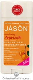 Jason Nourishing Apricot Pure Natural Deodorant Stick 2.5 OZ