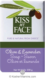 Kiss My Face Bar Soap Olive & Lavender 8 OZ
