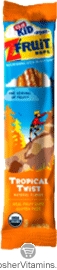 Clif Bar Kosher Kid Organic ZFruit Rope Tropical Twist - Case Of 18 0.7 OZ