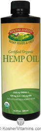 Manitoba Harvest Kosher Organic Hemp Oil 16 OZ