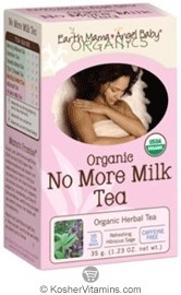 Earth Mama Angel Baby Kosher Organic No More Milk Tea  16 Bags