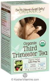 Earth Mama Angel Baby Kosher Organic Third Trimester Tea 16 Bags