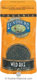 Lundberg Kosher Organic Wild Rice 8 OZ