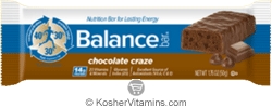 Balance Bar Kosher Original Energy Bar Chocolate Craze Dairy 15 Bars