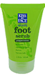 Kiss My Face Foot Scrub Original Peppermint  4 OZ