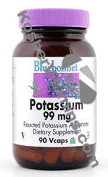 Bluebonnet Kosher Potassium 99 mg 90 Vcaps