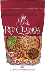 Eden Foods Kosher Red Quinoa 100% Whole Grain Organic 16 OZ