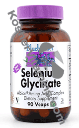 Bluebonnet Kosher Selenium Glycinate 200 mcg 90 Vcaps