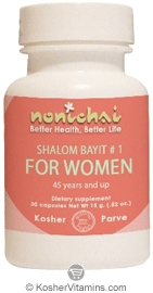 NoniChai Kosher Shalom Bayit #1 For Women 30 Capsules