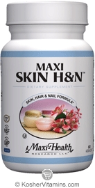 Maxi Health Kosher Maxi Skin, Hair & Nail Formula 60 MaxiCaps