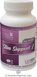 Nutri-Supreme Research Kosher Slim Support I New Formula 120 Vegetarian Capsules