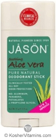 Jason Soothing Aloe Vera Pure Natural Deodorant Stick 2.5 OZ