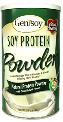 Genisoy Kosher Soy Protein Powder Natural 16 OZ