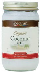 Spectrum Kosher Organic Expeller Pressed Coconut Oil UnRefined 14 OZ