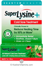 Quantum Super Lysine+ All Natural Cold Sore Treatment 0.25 OZ