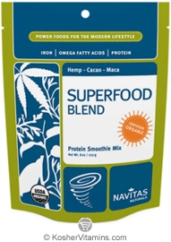 Navitas Naturals Kosher Organic Superfood Blend - Protein Smoothie Mix 8 OZ