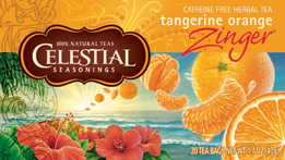 Celestial Seasonings Kosher Tangerine Orange Zinger 20 Bag