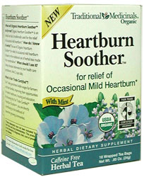 Traditional Medicinals Kosher Heartburn Soother Organic 6 Pack 16 Tea Bags