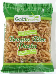Goldbaum&rsquo;s Kosher All Natural Brown Rice Pasta Spirals Gluten Free 16 Oz.