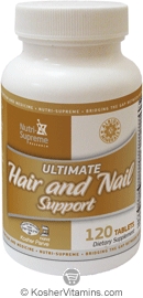 Nutri-Supreme Research Kosher Ultimate Hair and Nail Support  BUY 1 GET 1 FREE  120 Tablets