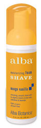 Alba Botanica Foam Shave Mango Vanilla 5 OZ