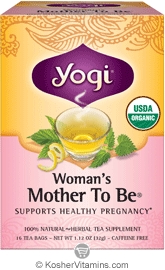 Yogi Tea Kosher Woman&rsquo;s Mother To Be Tea 16 Tea Bags
