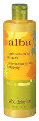 Alba Botanica Coconut Milk Extra-Rich Hair Wash 12 OZ