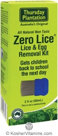 Thursday Plantation Zero Lice & Egg Removal Kit 2 OZ