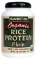 NutriBiotic Organic Rice Protein Plain Flavor Certified Kosher by KSA  3 lb