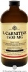 Solgar L-Carnitine 1500 mg Liquid Natural Lemon Flavor Vegetarian Suitable Not Certified Kosher 16 Fl Oz.