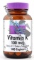 Bluebonnet Kosher Vitamin K-1 100 mcg 100 Caplets