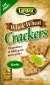 Landau Kosher Whole Wheat Crackers Garlic 6.5 OZ.