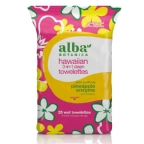 Alba Botanica Hawaiian 3-in-1 Clean Towelettes Deep Pore Purifying Pineapple Enzyme 30 Towelettes