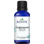 Kovite Kosher Cedarwood (Himalayan) Essential Oil 1 oz.