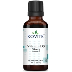 Kovite Kosher Vitamin D3 Drops 2000 IU (50 mcg) - Unflavored  1 fl oz. 