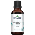 Kovite Kosher Vitamin D3 Drops 2000 IU (50 mcg)  - Citrus  1 fl oz. 