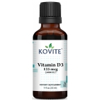 Kovite Kosher Vitamin D3 Drops 5000 IU (125 mcg) per Serving - Unflavored  1 fl oz