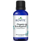Kovite Kosher Organic Essential Oil Eucalyptus  1 fl oz.