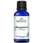 Kovite Kosher Bergamot Essential Oil 1 oz.