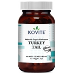 Kovite Kosher Turkey Tail Certified Organic  60 Vegetable Capsules 