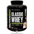 NutraBio Kosher Classic Whey Concentrate Protein   Dairy 5 LB