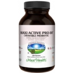 Maxi Health Kosher Active Pro-10 Probiotic Chewable Fruit Punch Flavor 120 Chewies