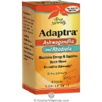 Terry Naturally Vitamins Adaptra Ashwagandha and Rhodiola Vegan Suitable Not Certified Kosher 60 Capsules