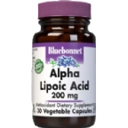 Bluebonnet Kosher Alpha Lipoic Acid 200 mg 30 Vegetable Capsules