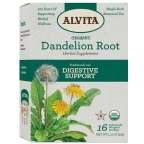 Alvita Kosher Organic Dandelion Root Tea 16 Tea Bags