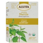 Alvita Kosher Organic Nettle Herbal Tea 16 Tea Bags
